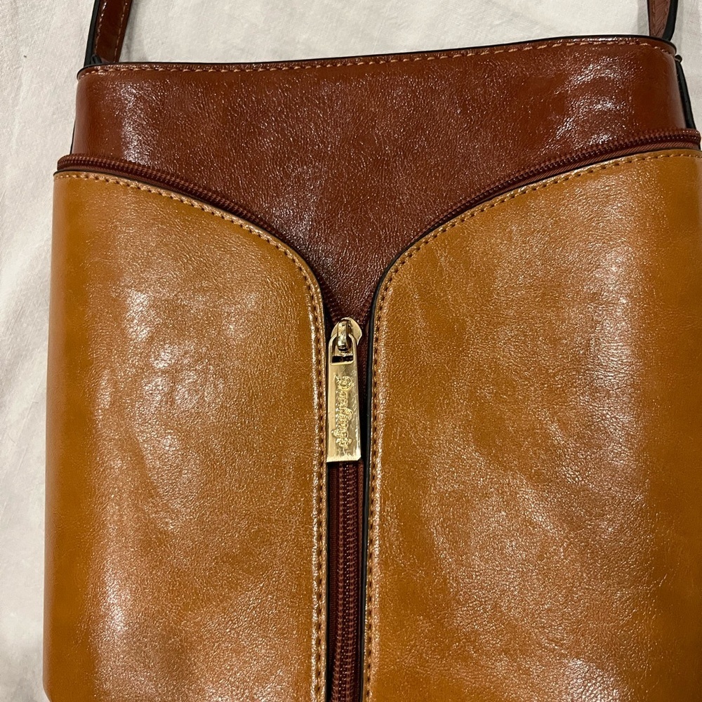Darling Two -Tones Leather Crossbody Bag